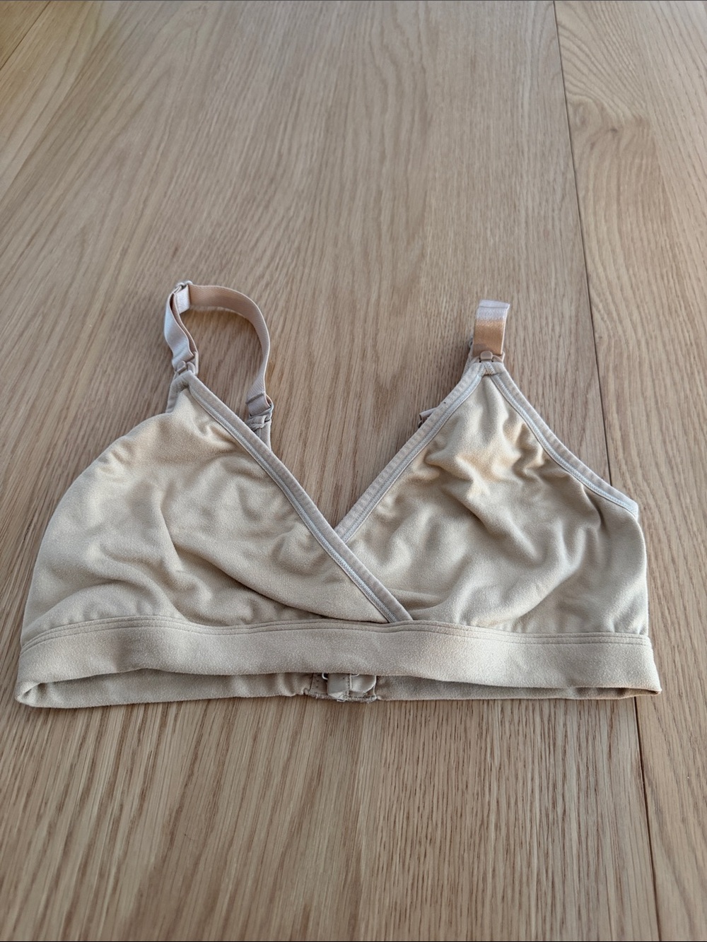 Bumpsuit M/L Biege clip nursing bra